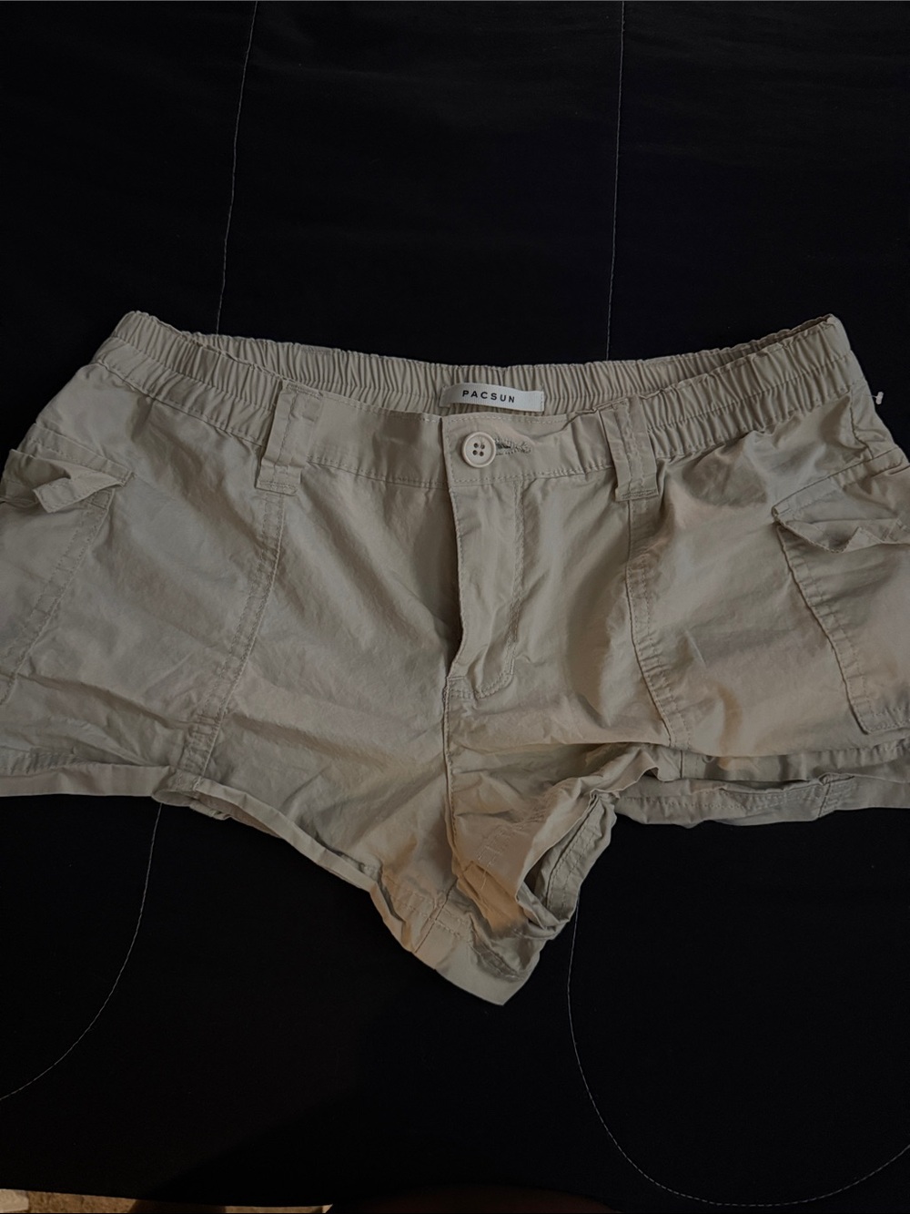 PacSun Women's Beige Cargo Shorts
